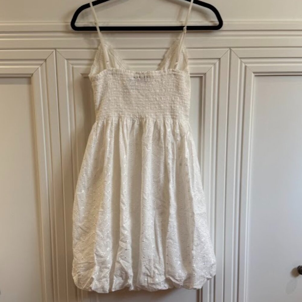 Speed Control White Embroidered Sundress Size M - Picture 2 of 4
